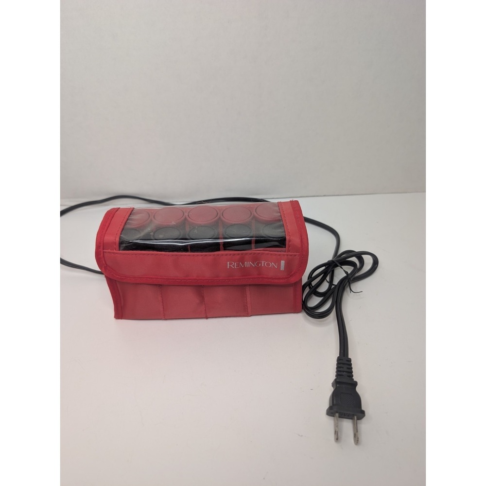 Remington Travel Size Electric Hot Rollers Set Red Case All That Works Pagent